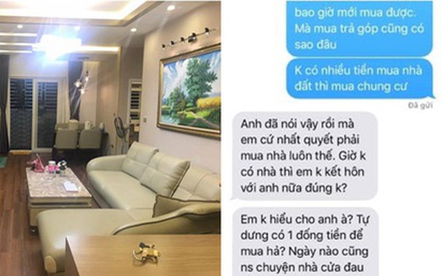 Cô gái đòi người yêu "phải mua nhà Hà Nội rồi mới cưới, chẳng ai ở nhà thuê cả đời" khiến dân mạng tranh cãi