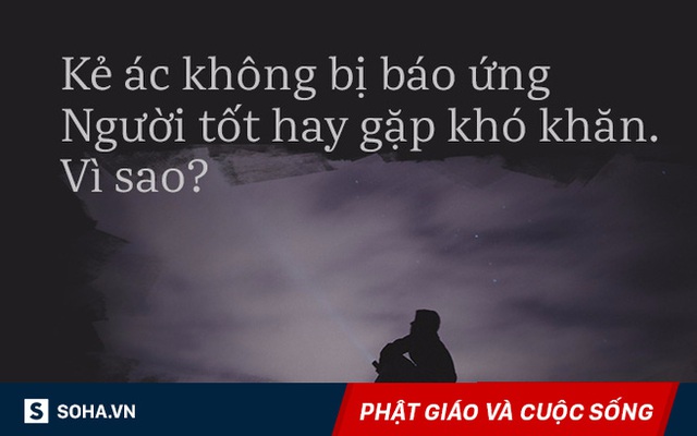 Ai cũng tự hỏi vì sao người tốt hay gặp khó, kẻ xấu vẫn thành công: Đây là câu trả lời!