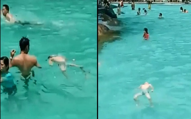 Hà Nội: Bé trai hơn 10 tuổi đuối nước giữa bể bơi hàng trăm người mà không ai biết