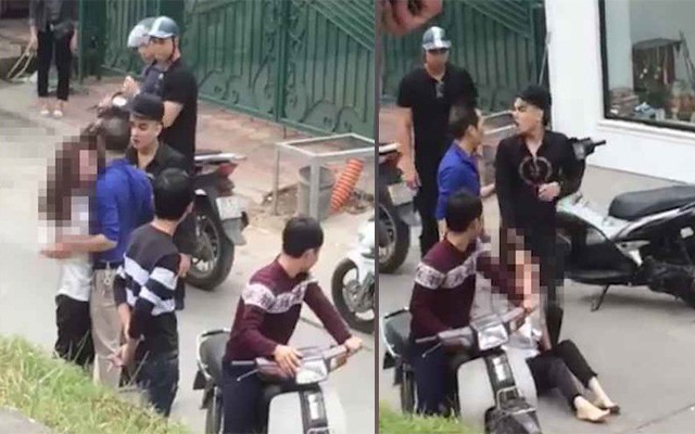 Hà Nội: Cô gái bị nam thanh niên túm tóc kéo lê, đánh giữa phố