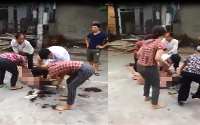 Nữ công nhân bị đánh ghen cắt tóc, lột quần áo ở Vĩnh Phúc