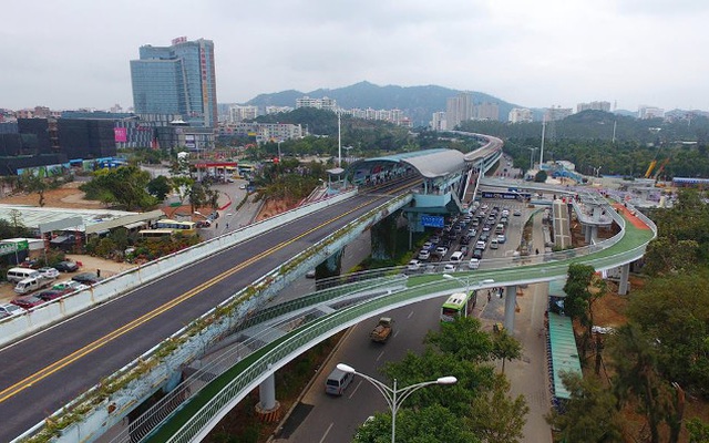 Trung Quốc khánh thành đường trên cao dài nhất thế giới dành cho xe đạp để tránh tắc đường