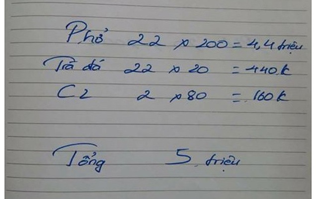 Công an Phủ Lý: "Hóa đơn ăn phở 5 triệu" là thông tin không chính xác