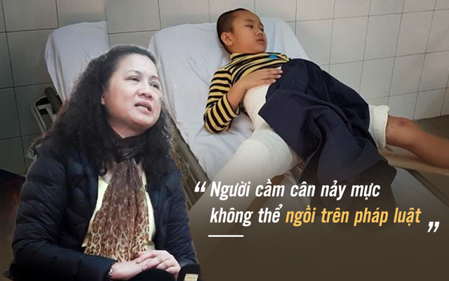 Học sinh gãy chân không nguy hiểm bằng Hiệu trưởng "gãy lương tâm"