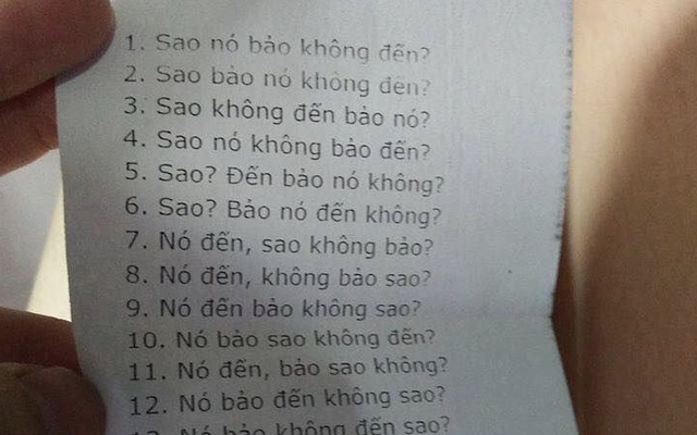 5 từ tiếng Việt viết được 23 cách hỏi khác nhau: Người đọc "toát mồ hồi hột"