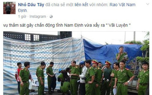 Kẻ tung tin thảm sát 8 người ở Nam Định khai gì tại công an?