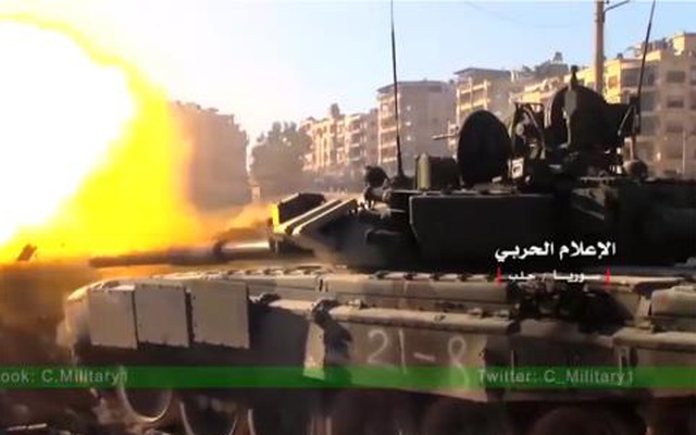 Nghi vấn xe tăng T-90K bị hạ ở Syria