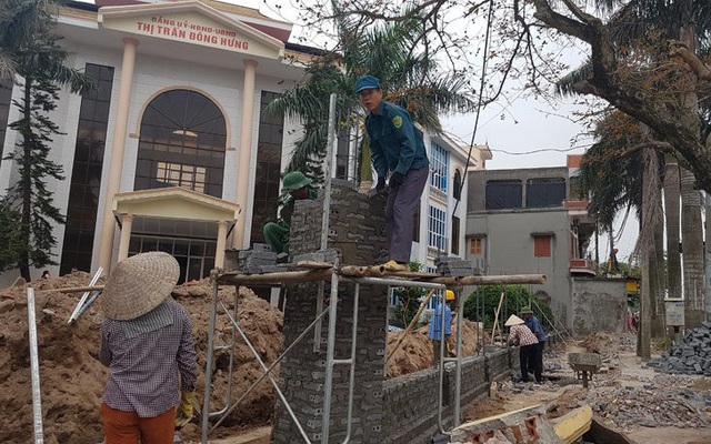 Thái Bình: Cả huyện tự tháo dỡ công trình lấn chiếm vỉa hè