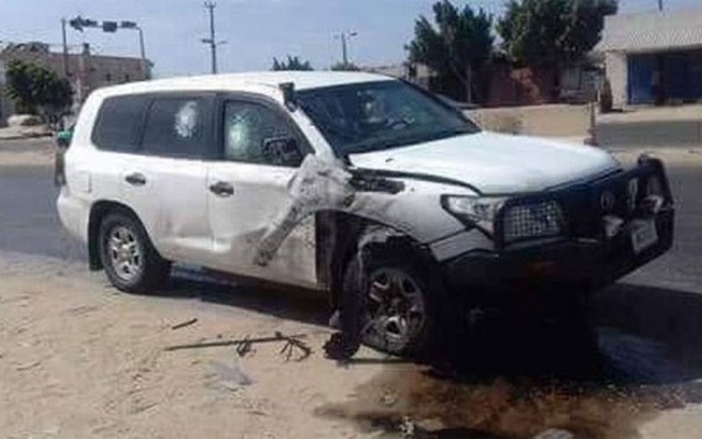 Đoàn xe của Liên hợp quốc bất ngờ bị tấn công tại Libya