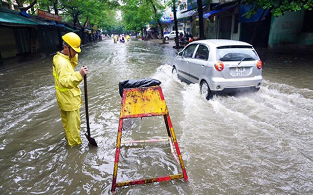 Hà Nội: Sẵn sàng phương án chống ngập nội đô