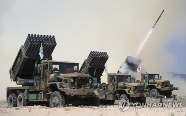 Hàn Quốc phô trương hệ thống Chunmoo ở tập trận, nhắm đến Triều Tiên