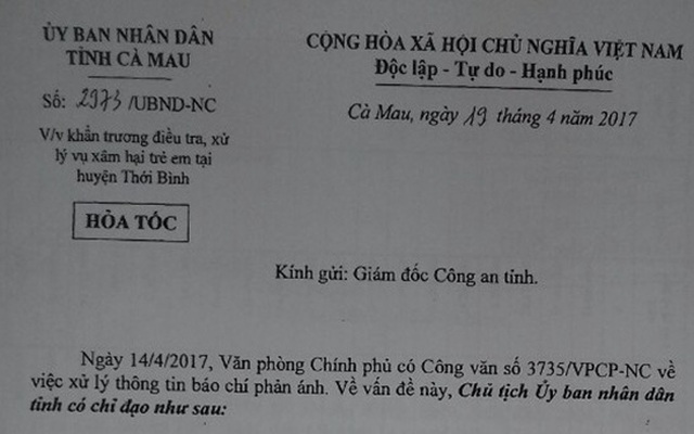 Vụ bé gái tự tử sau khi tố bị xâm hại: Xem xét trách nhiệm những cán bộ liên quan