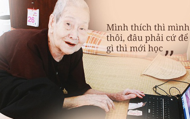 Gặp cụ bà 97 tuổi được phong "sành sỏi Internet nhất Việt Nam": Tôi bị ung thư 3 năm nay, nhưng còn sức thì còn học!