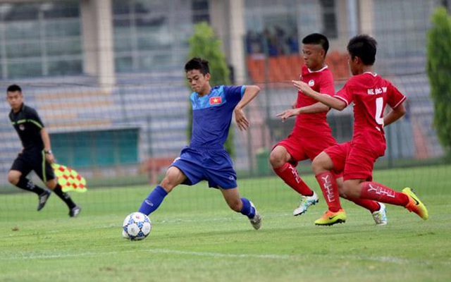 Đàn em Văn Quyến thắng đậm U15 Đài Bắc Trung Hoa