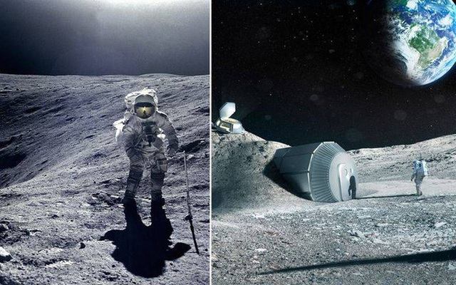 ESA: Hàng trăm người có thể sống trên Làng Mặt trăng trước năm 2040