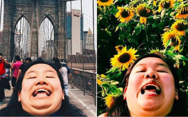 Cằm 2 ngấn đi khắp thế gian: Bộ ảnh du lịch có 1-0-2 của cô nàng mặt tròn vô cùng đáng yêu