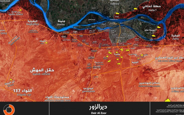 Chiến sự Syria: Quân Assad vây diệt IS tại chảo lửa Deir Ezzor