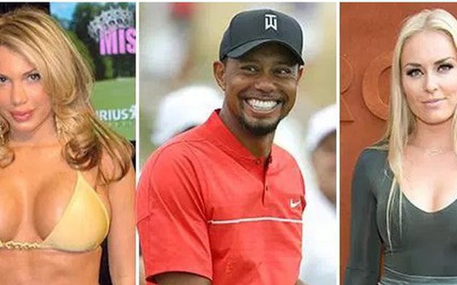 18 chân dài trong tình trường của tay chơi Tiger Woods
