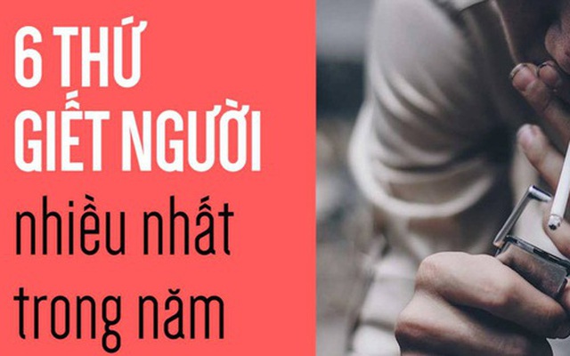 6 yếu tố thường ngày có khả năng giết người còn kinh khủng hơn cả chiến tranh