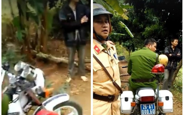 Dân bản ở Sơn La chặn xe môtô cảnh sát giao thông "đòi thu phí BOT"