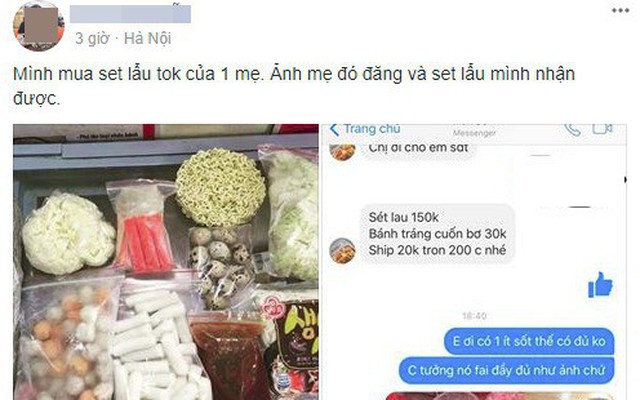 Háo hức mua online lẩu tokbokki Hàn Quốc, mẹ trẻ "chưng hửng" nhận về hộp đồ lèo tèo kèm 3 muỗng nước sốt