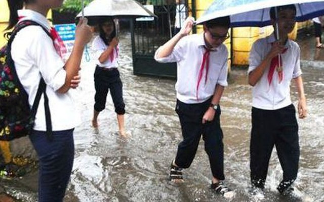 Toàn bộ học sinh, sinh viên ở Sài Gòn nghỉ học 2 ngày để tránh bão Tembin