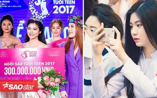 ‘Nữ sinh áo dài bị chụp lén’ xuất sắc đăng quang Miss Teen 2017!