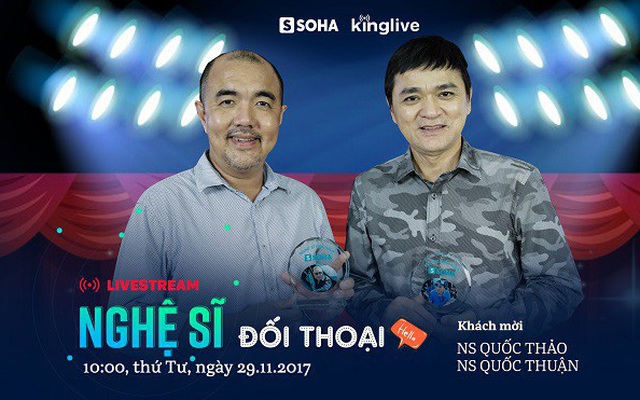 10 giờ sáng mai livestream với Nghệ sĩ Quốc Thảo - Quốc Thuận