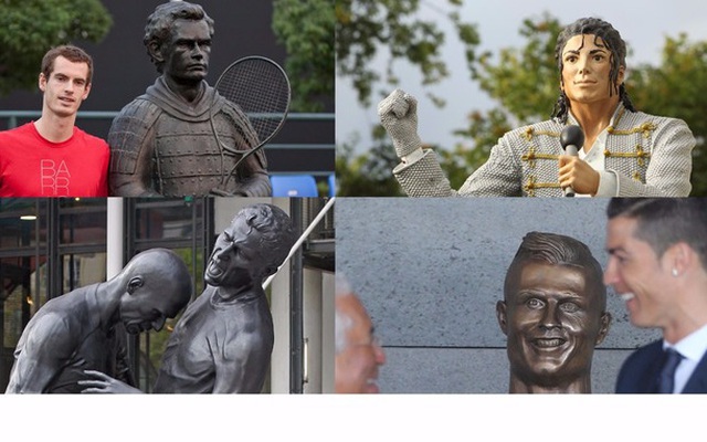 Từ Ronaldo đến Michael Jackson: Những bức tượng khiến người nhìn thảng thốt
