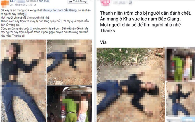 Thực hư thông tin nam thanh niên ăn trộm bị dân đánh tử vong ở Bắc Giang