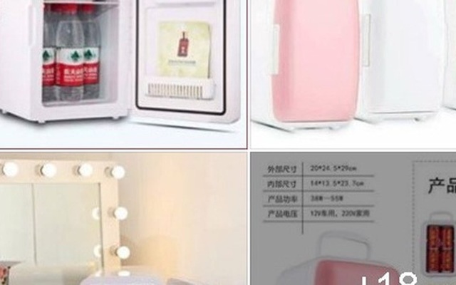 Tủ lạnh “siêu” mini giá rẻ chỉ từ 400 nghìn đồng rao bán rầm rộ trên mạng