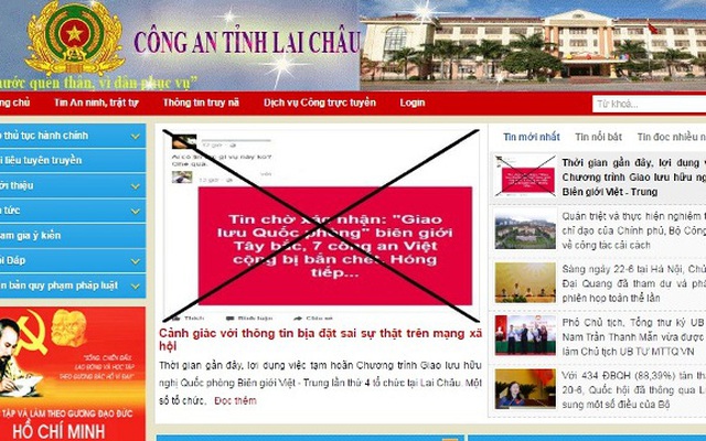 Công an tỉnh Lai Châu bác bỏ tin đồn "7 công an bị bắn chết"