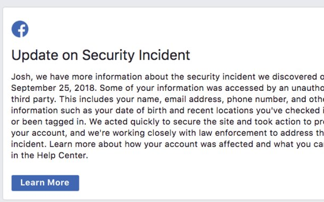 Làm sao để biết Facebook của bạn là 1 trong 29 triệu tài khoản bị tấn công?