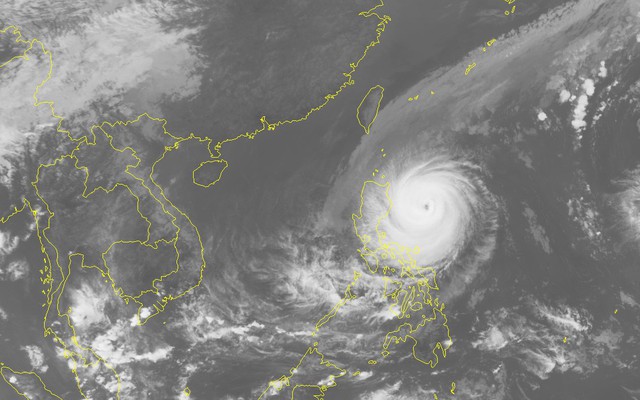 Sáng 30/10, bão Yutu sẽ gây mưa, gió mạnh vùng biển Đông Bắc Biển Đông