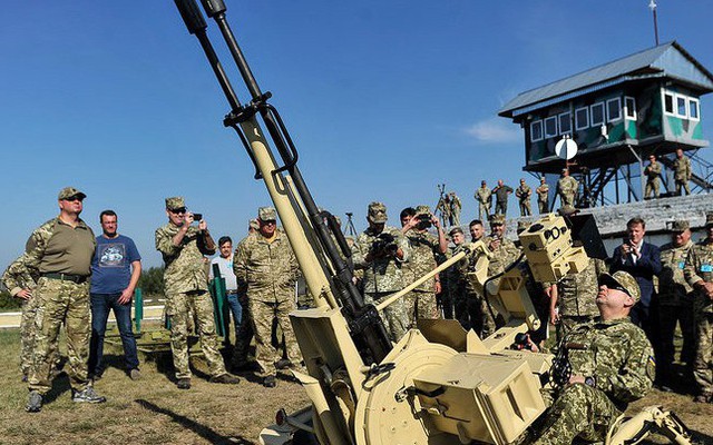 Ukraine khoe loạt vũ khí mới, có cả pháo phòng không ZU-23-2 phiên bản hiện đại hóa