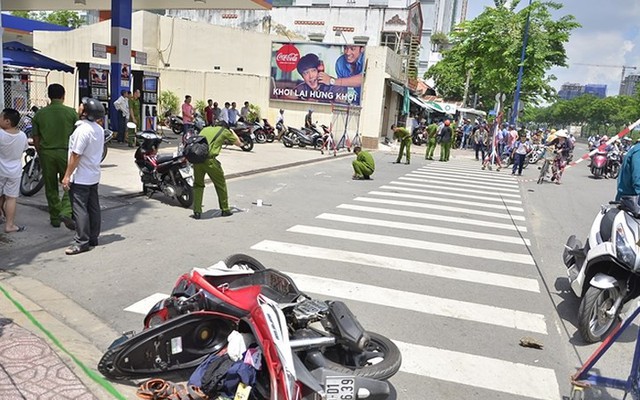 Nam thanh niên bị chém, cướp xe tay ga giữa ban ngày