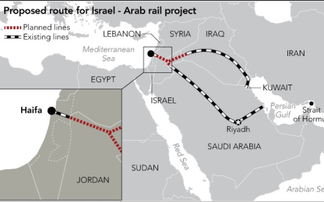 Sáng kiến xây đường xe lửa với các nước vùng Vịnh: Món lợi kinh tế có chấm dứt mối thù truyền kiếp Ả rập-Do thái?