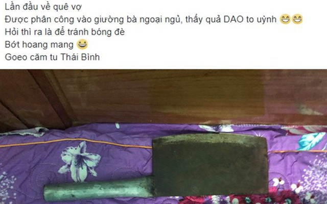 Lần đầu về quê vợ, khi vào buồng bà ngoại chàng trai giật mình khi thấy vật để đầu giường