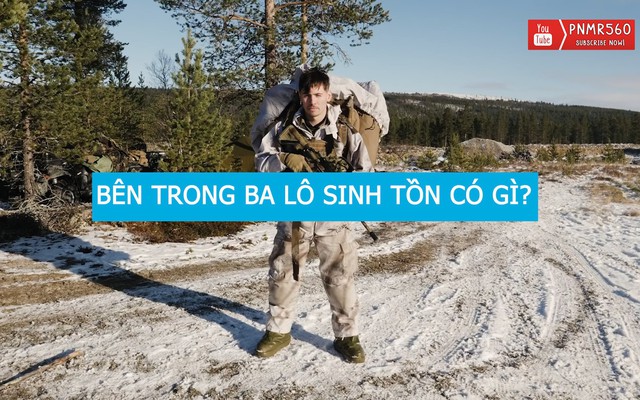 Bên trong ba lô sinh tồn 50 kg giúp "sống sót 7 ngày" của lính bắn tỉa Na Uy có những gì?