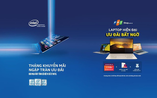 Laptop hiện đại – Ưu đãi bất ngờ tại FPT Shop