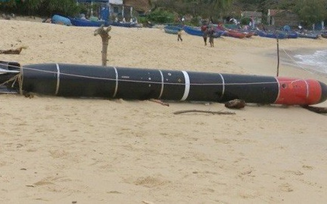 Ngư lôi phát hiện ở Phú Yên là ngư lôi bắn tập của Trung Quốc