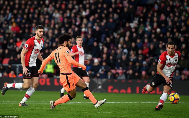 Salah ghi bàn "không biết mệt", Liverpool khiến Man United lo sợ