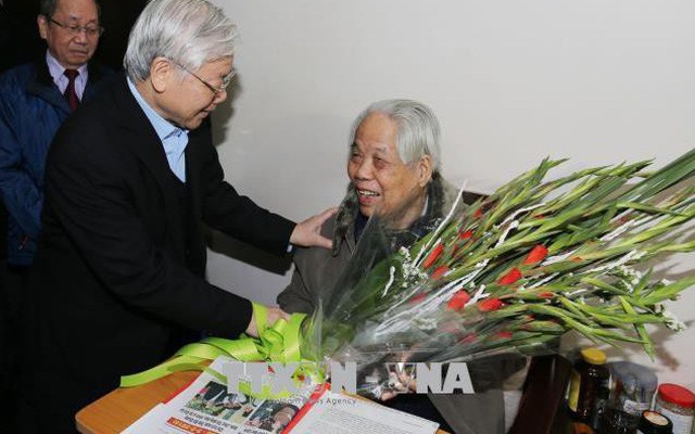 Lãnh đạo Đảng, Nhà nước chúc thọ nguyên Tổng Bí thư Đỗ Mười