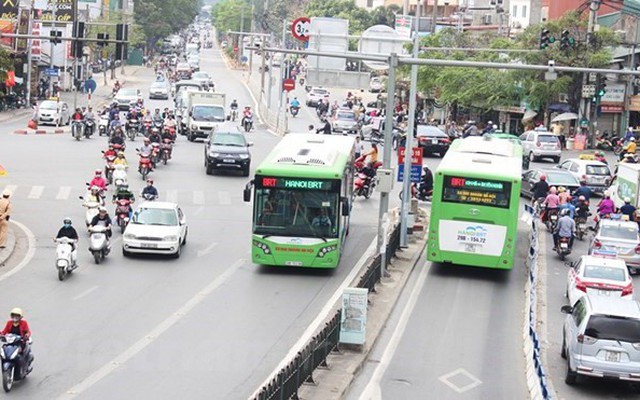 Đề xuất phương tiện khác được đi chung làn đường buýt nhanh BRT