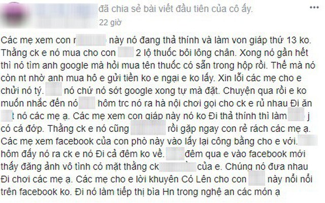 Ào ào kêu gào "con giáp thứ 13" ve vãn chồng mình, chị vợ này không được bênh mà tình địch lại được dân mạng bảo vệ