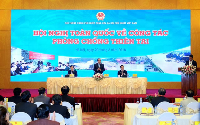 Thủ tướng chủ trì Hội nghị toàn quốc phòng chống thiên tai