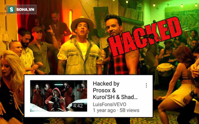 Hàng loạt MV nổi tiếng trên Youtube bị hacker "tấn công"