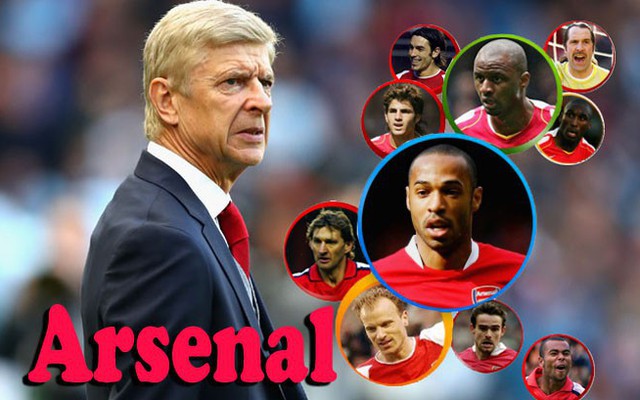 10 ngôi sao hay nhất của Arsenal dưới thời Arsene Wenger
