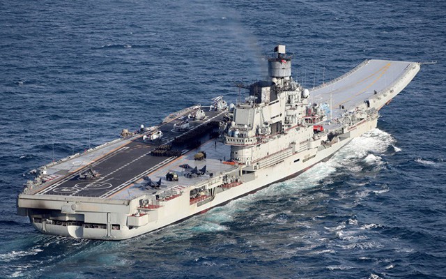 Nga tiết lộ vũ khí mới được trang bị cho tàu sân bay Kuznetsov