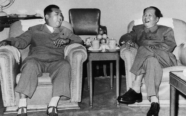 Sau hơn 4 năm, Triều Tiên phát lại thước phim hiếm hoi về Kim Nhật Thành - Mao Trạch Đông